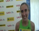 Lisa Dobriskey after winning the 1500m at the 2011 London Diamond League