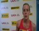 Lyndsey Sharpe after the 800m at 2011 London Diamond League