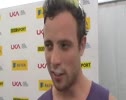 Oscar Pistorius after back to back 400m at the 2010 Diamond League London