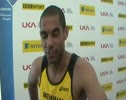 Richard Davenport after the 400m Hurdles at the 2011 London Diamond League