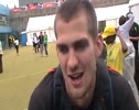 Robbie Grabarz after the High Jump at the 2010 Diamond League London