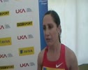 Shannon Rowbury  after placing third at the at the 2011 London Diamond League