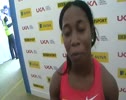 Shelly-Ann Fraser-Pryce after placing third at the 2011 London Diamond League