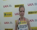 Stevie Stockon after the 1500m at the 2011 London Diamond League