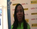 Tiffany Ofili-Porter after placing third in the 100m Hurdles at the 2011 London Diamond League