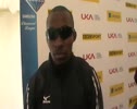 Tosin Oke after the Triple Jump at the 2011 London Diamond League