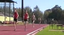 Training with Lisa Dobriskey in Stellenbosch