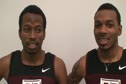 Deon Lyndore and Ricky Babineaux Texas A&M 1st and 2nd 400m at the 2012 Big 12 Championships