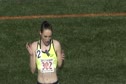 Gabriele Anderson after huge kick FTW in 1500 at USATF Oxy HP 2012