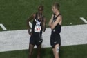 Mo Farah and Galen Rupp talk after 1-2 finish in 1500 (3:34) at USATF Oxy HP 2012