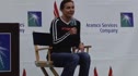 Magdalena Lewy-Boulet Before the 2011 Houston Half Marathon