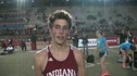 Andrew Poor from Indiana University after winning the College Men's 3k Steeplechase
