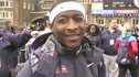 Mike Rodgers after winning USA vs World Men's 4x100