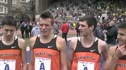 Princeton after winning the College Men's 4xMile Championship of America