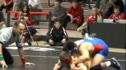157 - No. 4 Ganbayar Sanjaa (American) major dec. No. 16 Kyle John (Maryland), 14-6; American 11-8