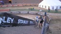 USGP Bend chase group up the stairs on final lap