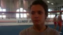 Alina Weinstein gets pumped for final regular season meet
