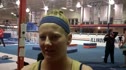 Amber See on competing in the all-around against Michigan