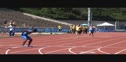 4x400 Track Side at 2011 UCLA-Oregon Dual Meet