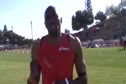 Greg Nixson, 1st mens 200, 2011 Mt. SAC Relays