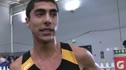Matt Maldonado after the first sub-4 in Long Beach St history at 2012 MPSF Indoor Championships