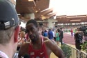 Tyson Gay runs 3rd leg on winning USA 4x1 at 2012 Herculis Monaco