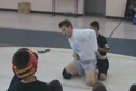 Limp arm stand up