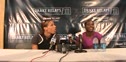 Lolo Jones and Damu Cherry press conference after going 1st and 2nd