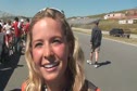 Emily Batty Post Race