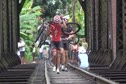 UNCUT: Lead Group Over Crazy Bridge