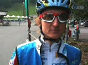 Catherine Pendrel before Champery