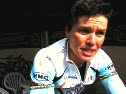 Sabine Spitz before the Champery World Cup