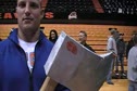 Sam Zylstra "Builder of Axes" taking things one step at a time.