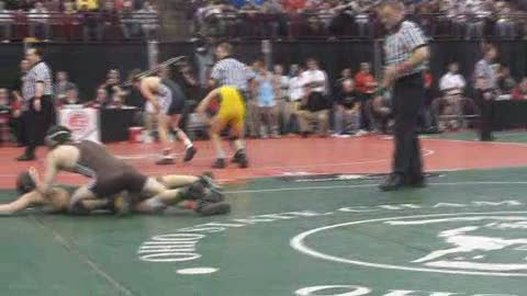 130lbs Brent Fickel Padua-OH vs. Jack Mellinger Beloit West Branch-OH