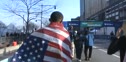 2010 NYC Half Marathon Finishers Mo gets the flag and Daba finish (alternate view)