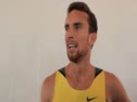 AJ Acosta after getting bumped in 1500m final at USATF Outdoor Championships 2011