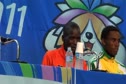 Abel Kirui talks about Kenya moving in front of Russia in medal count at Daegu 2011 World Champs
