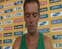 Alistair Cragg after 5k final at Daegu 2011 World Track Championships