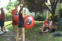 Ali vs Thomas in big red ball fight