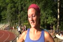 Alli Grace after 5k at 2010 Braschaat Meeting