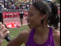 Allyson Felix after 4x1 at 2010 Mt. SAC Relays