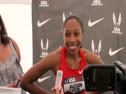 Allyson Felix after 400 semis at USATF Outdoor Championships 2011