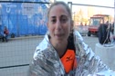 Amanda Marino after finishing first marathon at 2012 Olympic Marathon Trials
