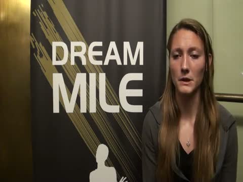 [@Amy-Eloise Neal] before Dream Mile 2011 adidas Golden Stripes