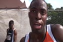 Andrew Riley Illinois after the 110 hurdle heats 2010 NCAA West Preliminaries
