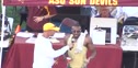 Angelo Taylor talks to Dan O'Brien after 2010 Sun Angel