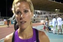 Anna Pierce after 800 at 2010 Lignano