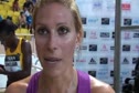 Anna Pierce after good 800 at 2010 Monaco Diamond League