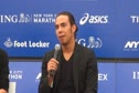 Apolo Ohno talks about running the New York City Marathon 2011
