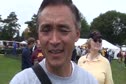 Arizona Coach James Li after Griak team & individual champs and off to NYC with Bernard